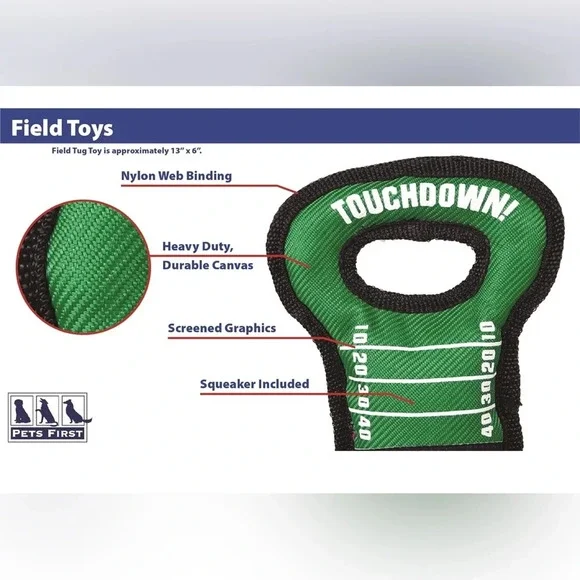 Pets First NFL Washington Commanders Football Field Dog Toy. NWT - Picture 6 of 7